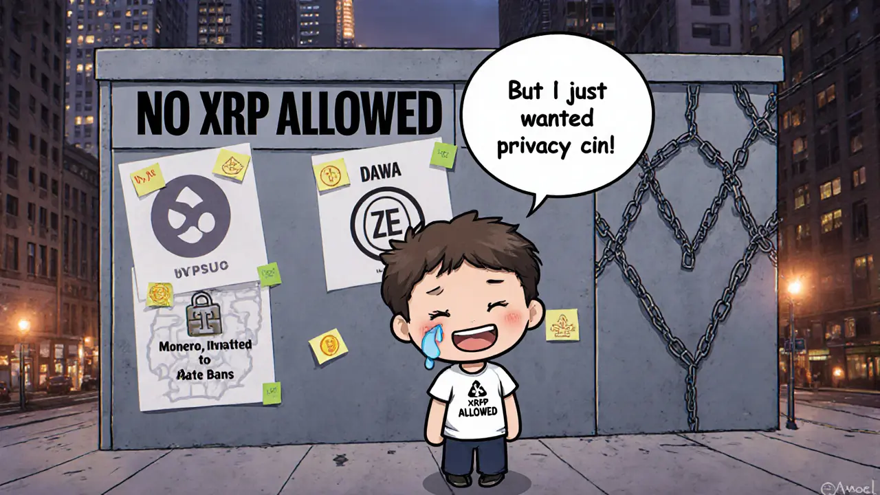 Chibi trader in New York facing restrictions on XRP and privacy coins
