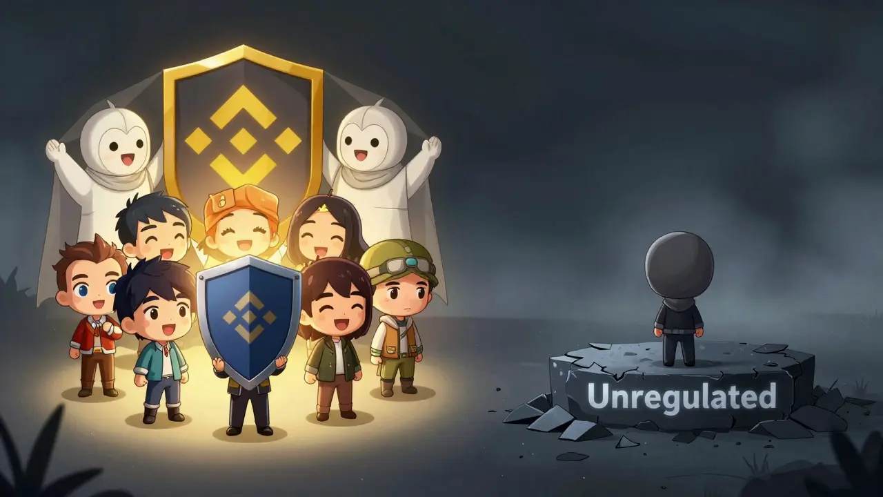 Chibi users choosing safe regulated exchanges over risky platforms