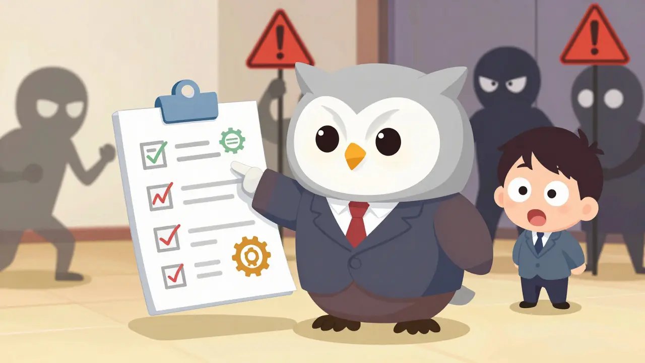 Chibi advisor helping investor check tokenomics safety list