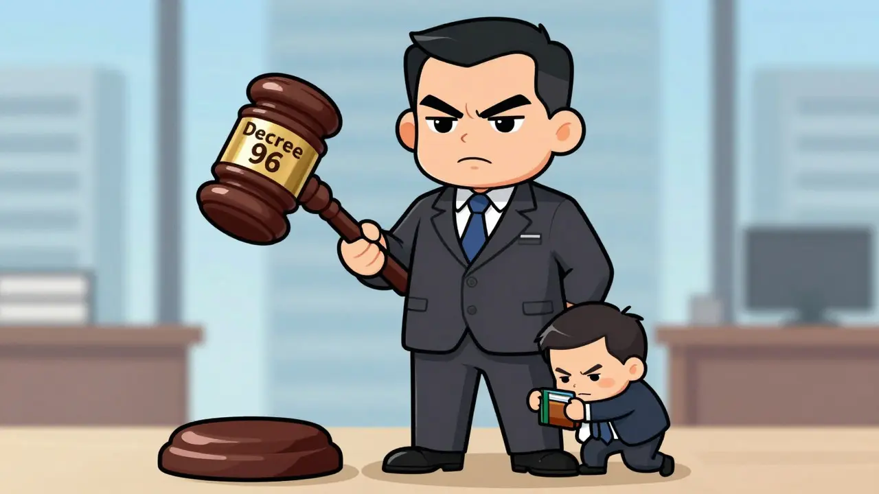 Chibi SBV official enforcing crypto payment ban on a small business owner