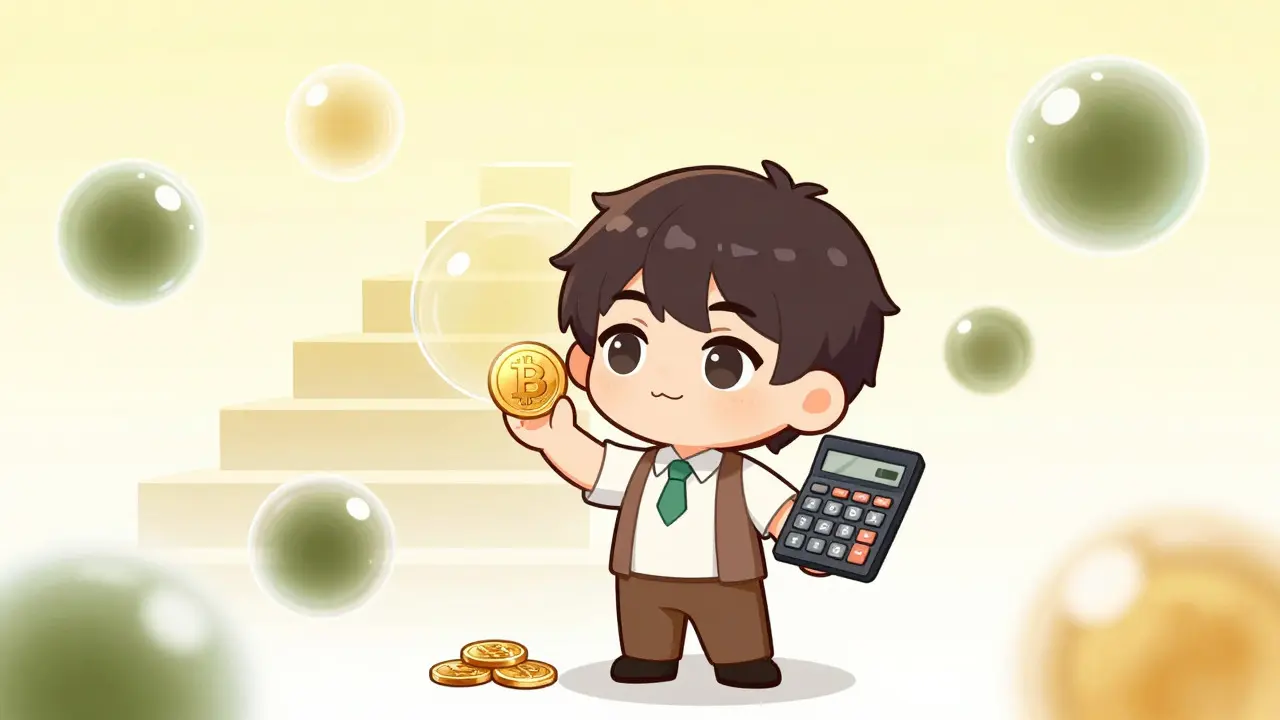 Chibi anime trader analyzing transparent versus hidden trading fees