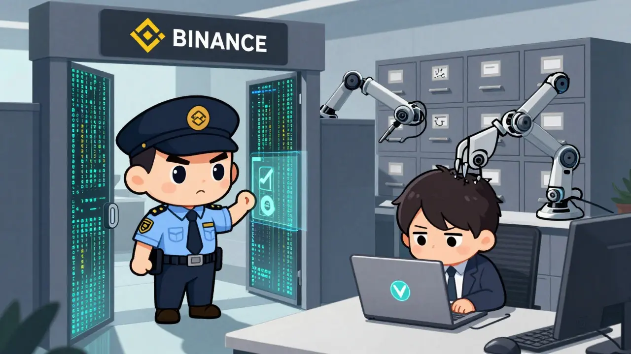 Chibi user facing strict security checks at an exchange gate