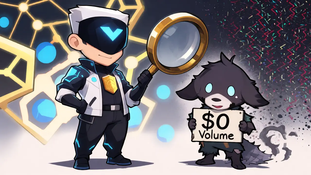 Side-by-side chibi comparison of legitimate Axelar Network vs low-value Axl Inu meme coin.